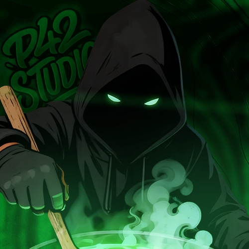 P42 Studio Logo Browser Variant